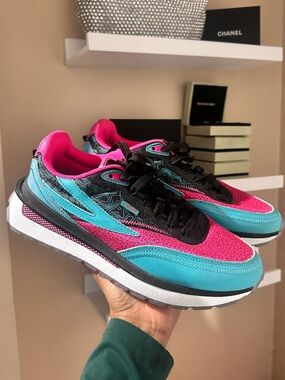 Fila Women's Athletic Sneakers - Hot Pink & Teal